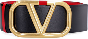 Valentino Garavani - Reversible leather belt-1